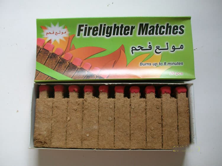 Ecological firelighter for fireplace and grill